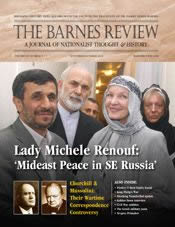 Barnes Review Cover - Ahmadinejad & Renouf