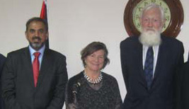 Lord Ahmed, Baroness Tonge and Lord Hylton on a House of Lords delegation to occupied Palestine