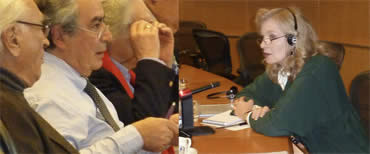Lady Michele Renouf at the European Parliament