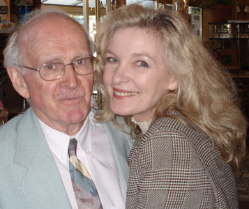 Robert Faurisson and Lady Renouf after the Badinter trial - April 2007