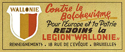 Wallonien Legion recruiting poster